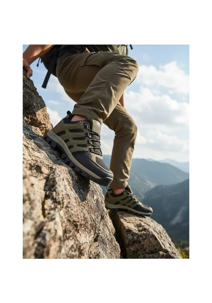 Bacca Bucci Olive Storm EverTrek Outdoor Hiking Boots-All-Terrain Grip for Men | Best Price UAE